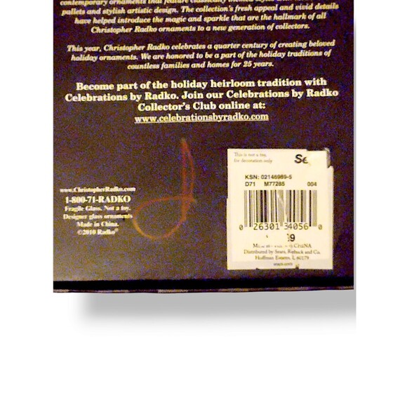 RADKO 25th Anniversary Christmas Ornaments Set NIB Ole St Nick Toys - Picture 4 of 5